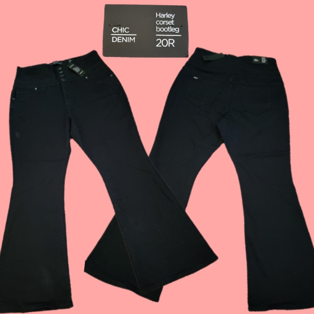 Plus Size City Chic Fit&Flare Bootcut Jeans